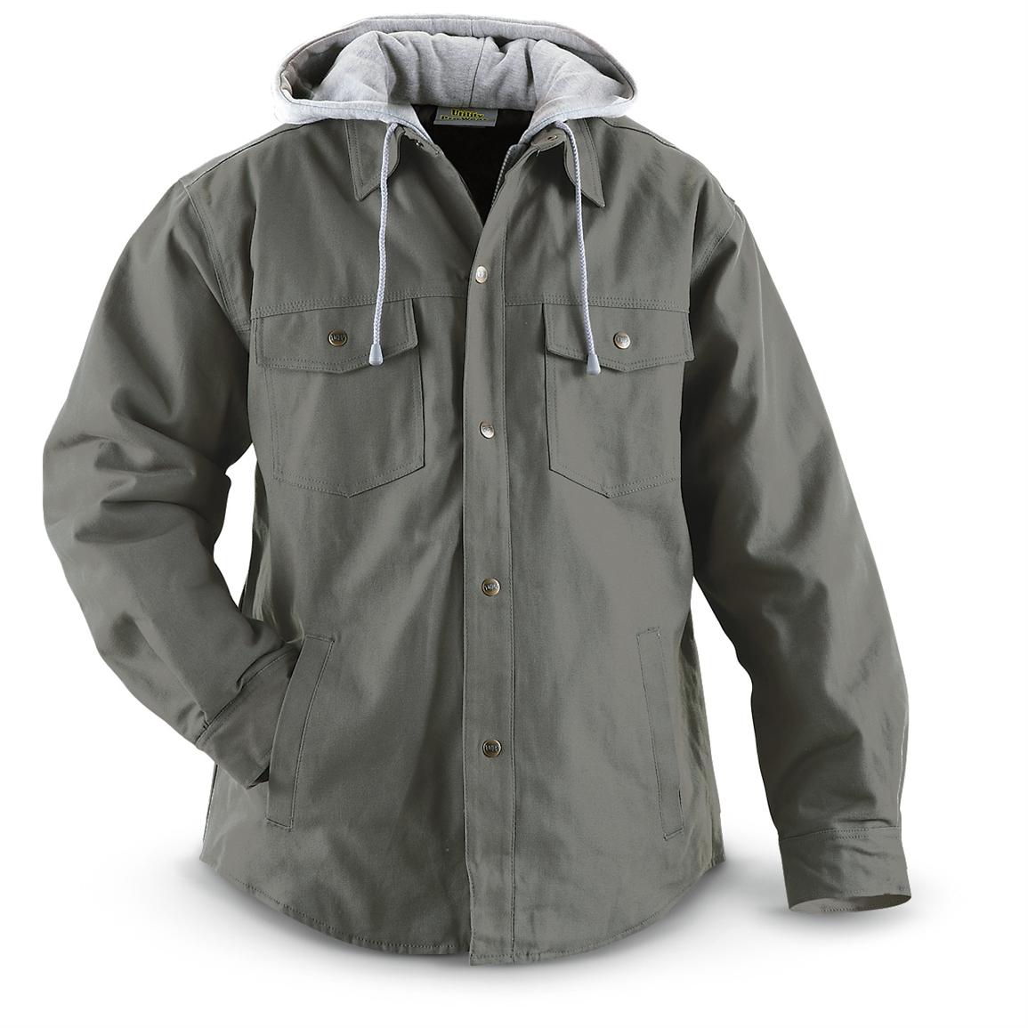 Utility Pro Wear™ Work Canvas Hooded Jacket - 223215, Insulated Jackets ...