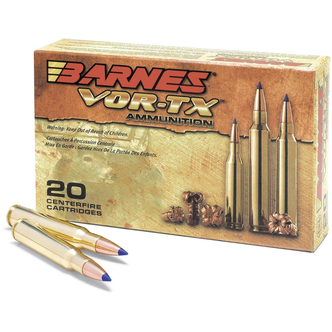 Barnes VOR-TX, .25-06 Remington, TTSX-BT, 100 Grain, 20 Rounds