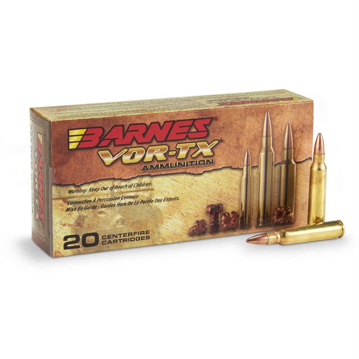 Barnes Vor Tx 223 Remington Tsx Rifle Ammo 55 Grain 20 Rounds