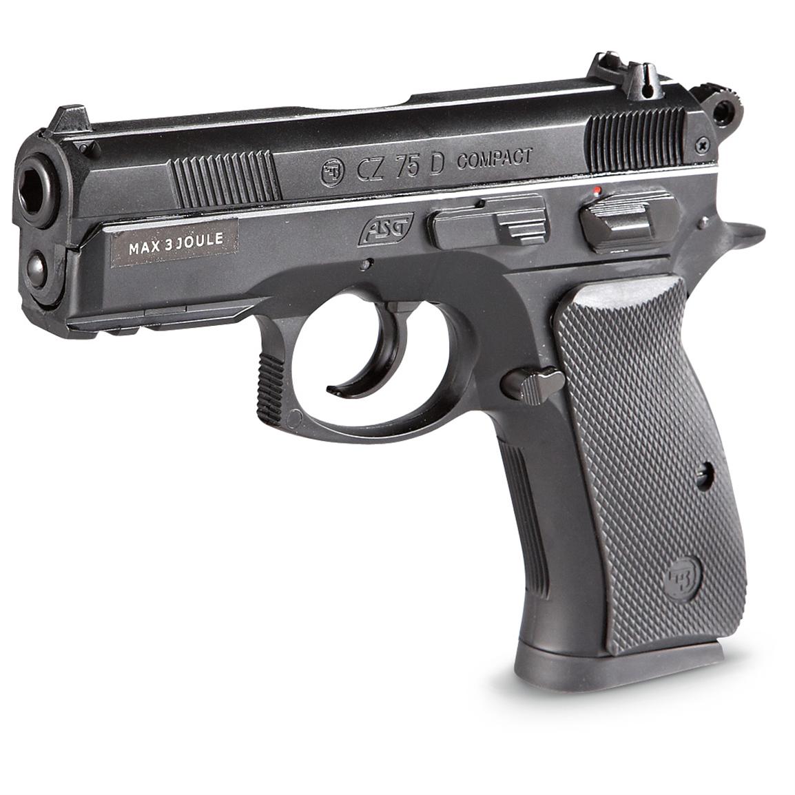Aftermath® CZ 75D Compact 4.5mm / .177 CO2 Air Pistol - 223829, Air & BB Pistols at Sportsman's ...