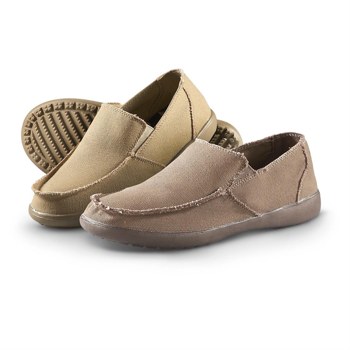 Men's Island Surf Pinto Slip-on Shoes, Tan - 224303, Casual Shoes at ...