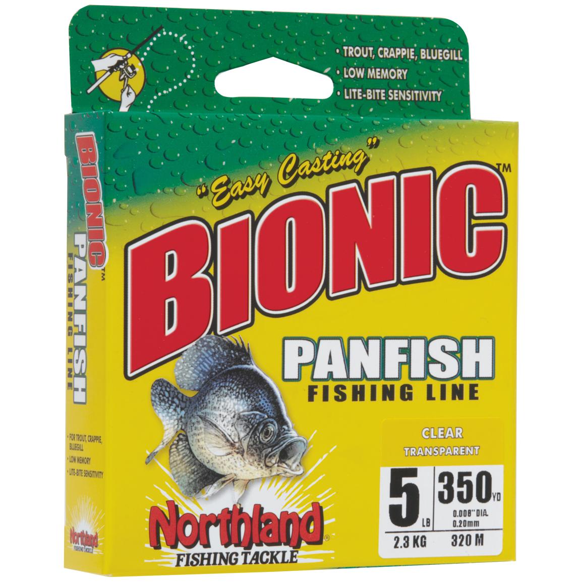 Northland Tackle Bionic Panfish 2# Fishing Line Lot of 2-350 yd/sp/Camo Bleu 
