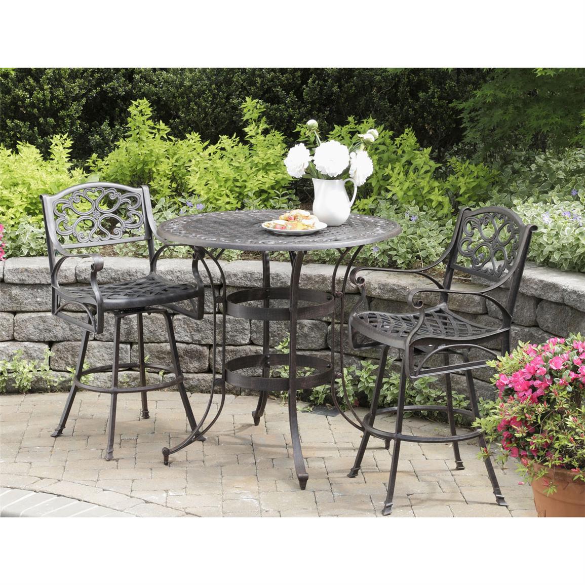 3 - Pc. Biscayne Outdoor Bistro Set - 224975, Patio Furniture at Sportsman's Guide