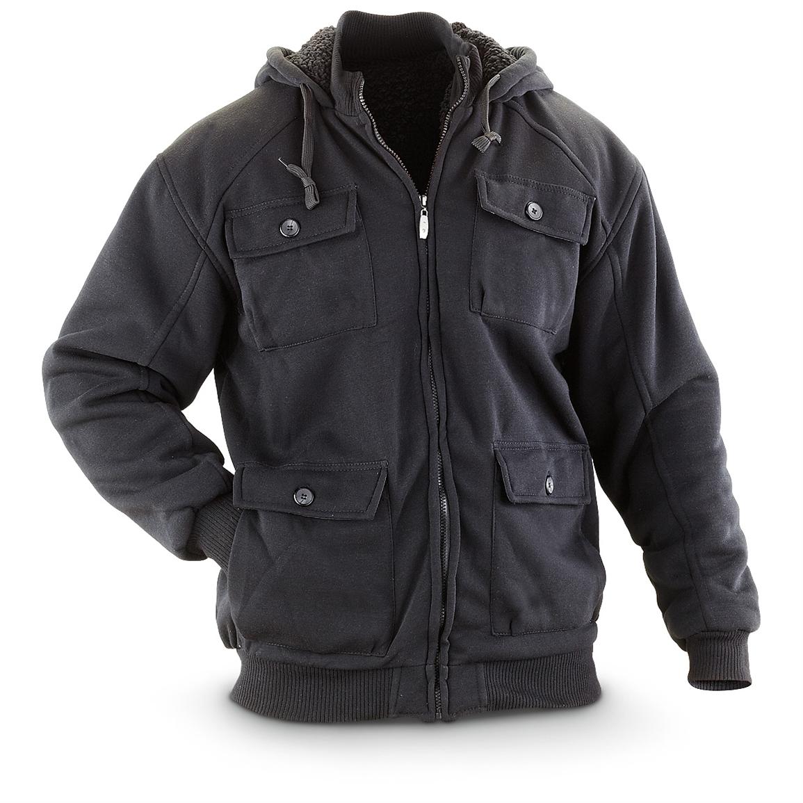 I5® Hooded Sherpa Fleece Jacket 225597, Fleece & Soft Shell Jackets
