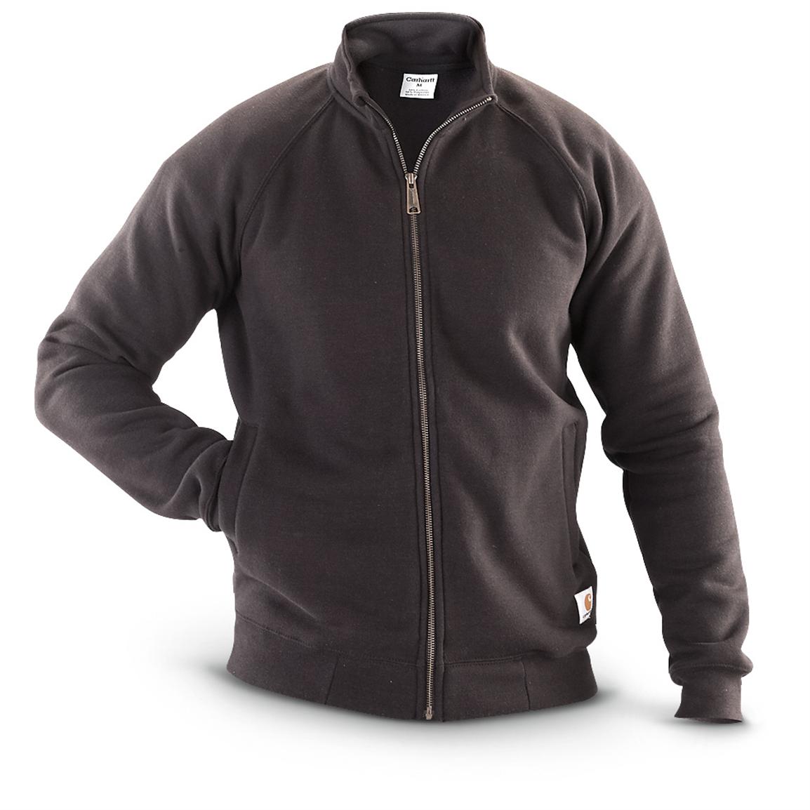 Carhartt Men's Mid-Weight Mock Neck Zip-Front Sweatshirt - 226150 ...