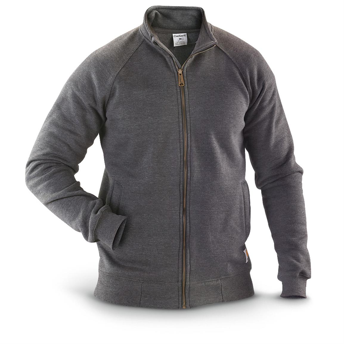 Download Carhartt Men's Mid-Weight Mock Neck Zip-Front Sweatshirt ...