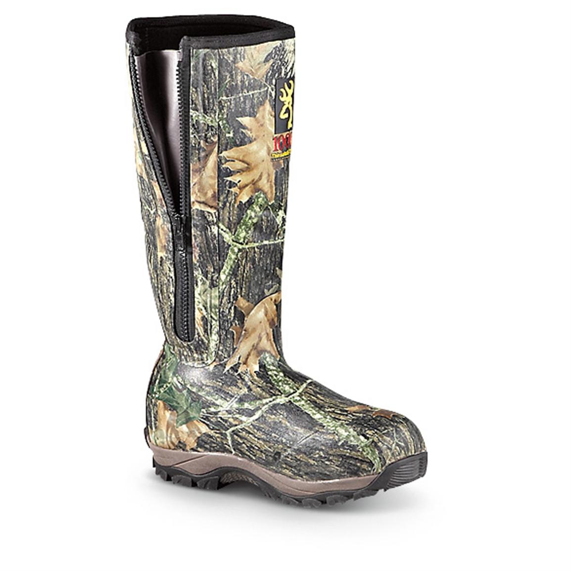 browning rubber hunting boots