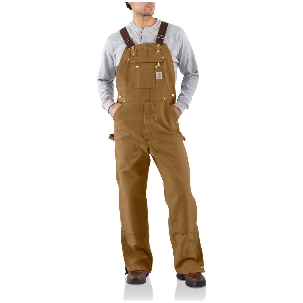 Carhartt® Duck Zip-to-thigh Overalls - 226821, Overalls & Coveralls at ...