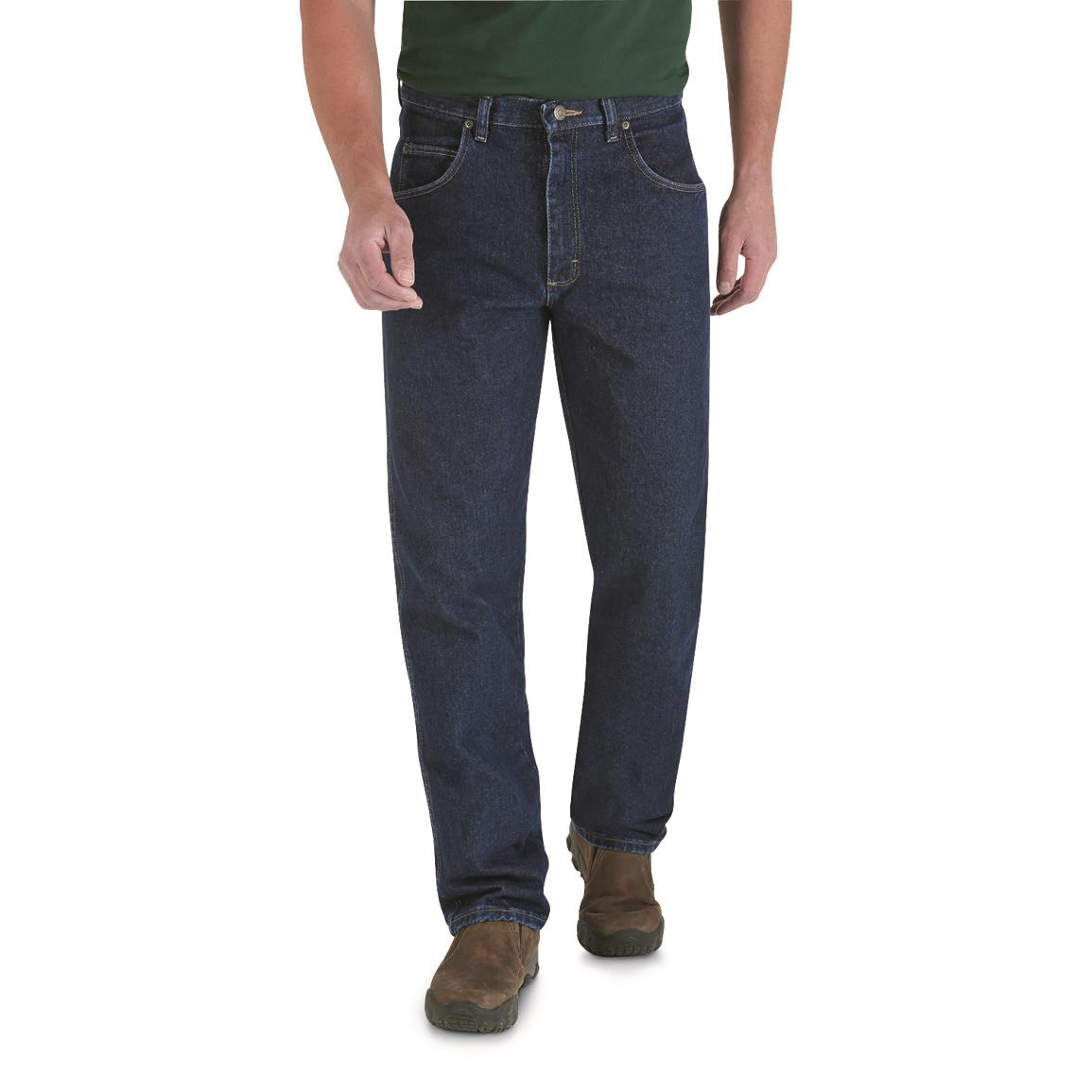 Men's Wrangler® Trail Trekker Relaxed Fit Jeans, Antique Navy