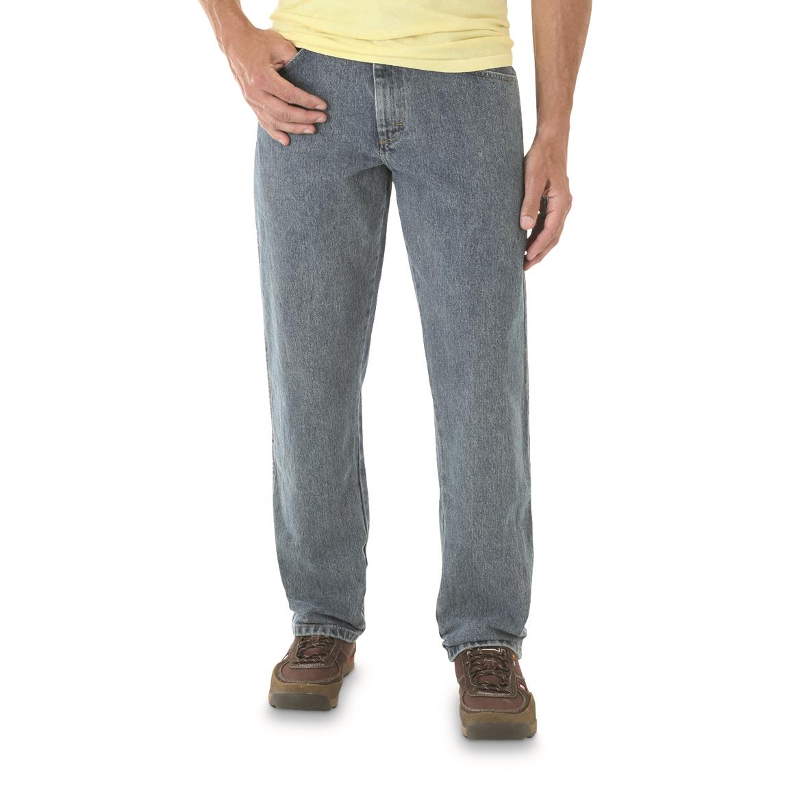 Mens Wrangler Relaxed Fit Jeans | Sportsman's Guide