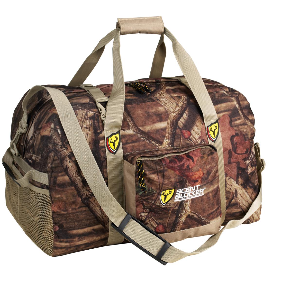 Scent Blocker® Camo Duffle Bag - 235154, Dry Bags & Sacks at Sportsman&#39;s Guide