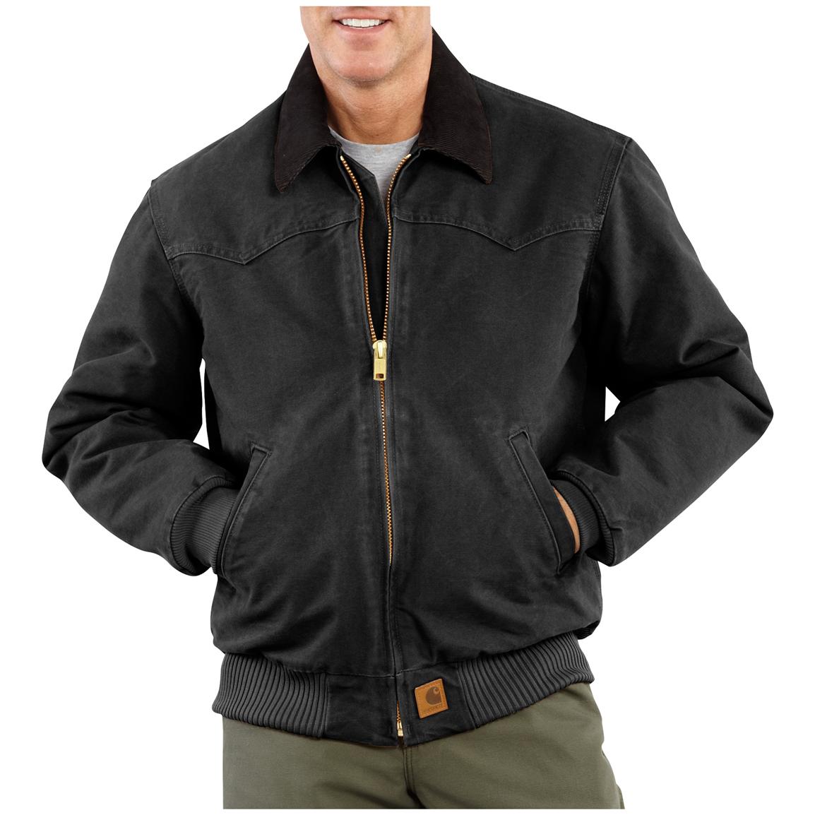 Men's Carhartt® Sandstone Santa Fe Jacket - 227112, Insulated Jackets ...