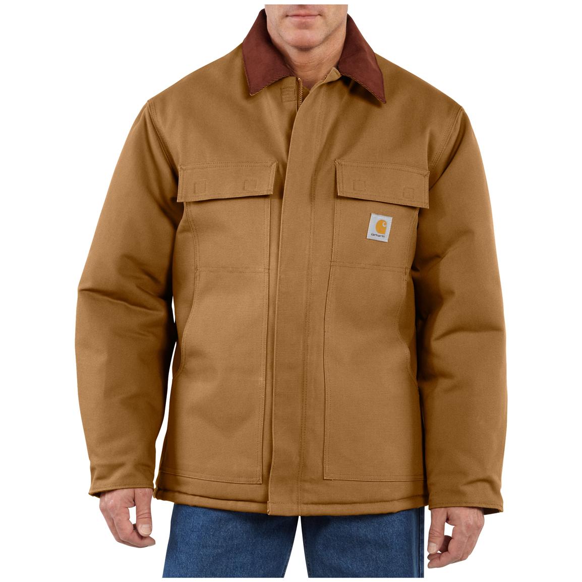 Men's Carhartt® Duck Traditional Coat - 227115, Insulated Jackets ...