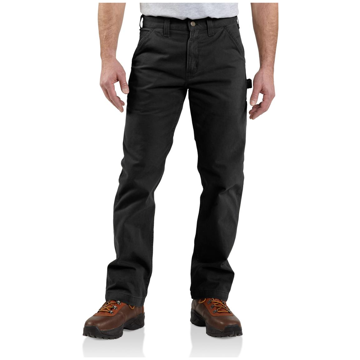 Men's Carhartt® Workwear Washed Relaxed Fit Twill Dungaree Jeans ...