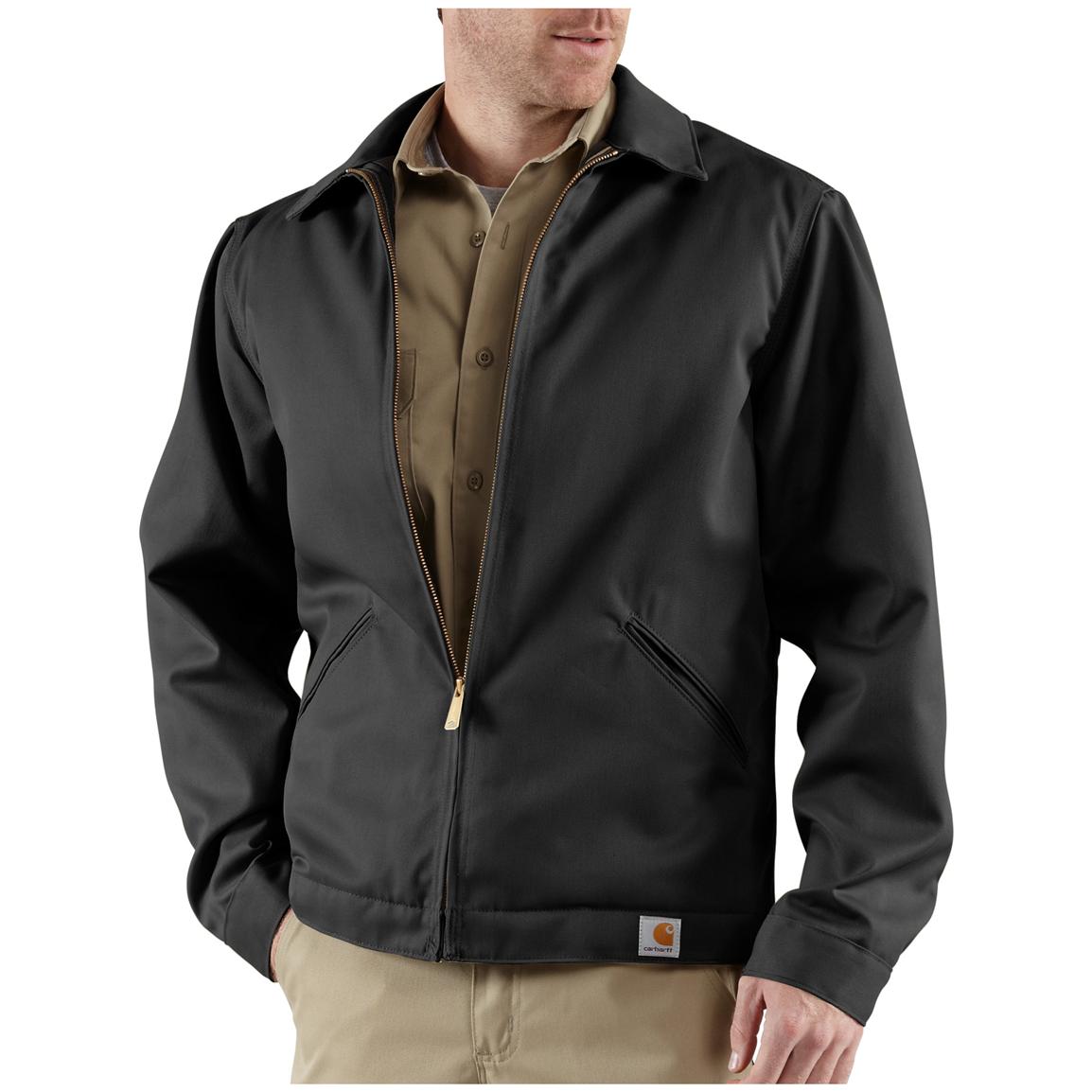 Men's Carhartt® Twill Work Jacket - 227222, Insulated Jackets & Coats ...