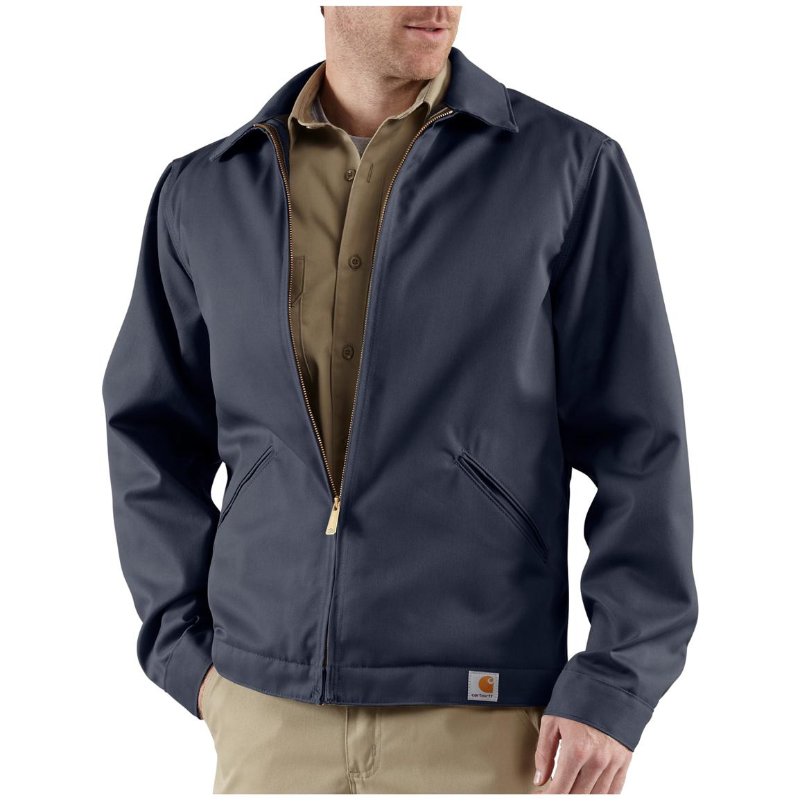 Men's Carhartt® Twill Work Jacket - 227222, Insulated Jackets & Coats ...