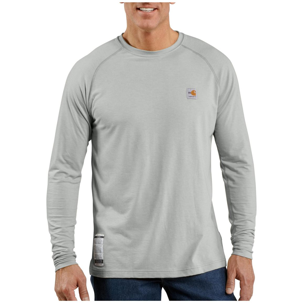 Men's Carhartt® Flame - resistant Force™ Long - sleeve T - shirt ...