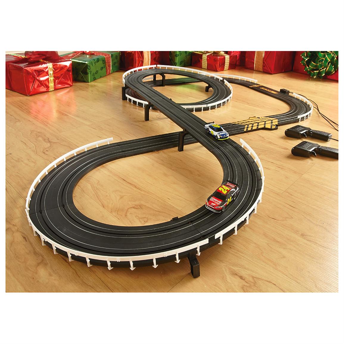 The quality and variety of slot car race track sets created by the various talented companies is so superb, that your choice greatly depends on your expectations of use.Differences in track width, slot depth, surface texture and ease of assembly may determine what slot car race track set is best for you.