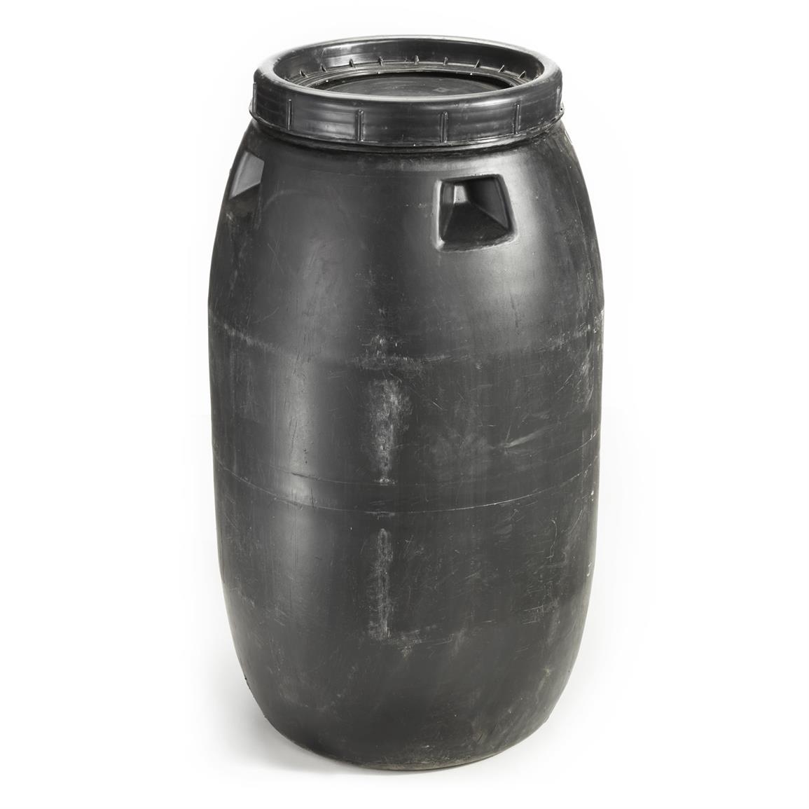 Military Grade 58-Gallon Waterproof Molded Barrel, Used ...