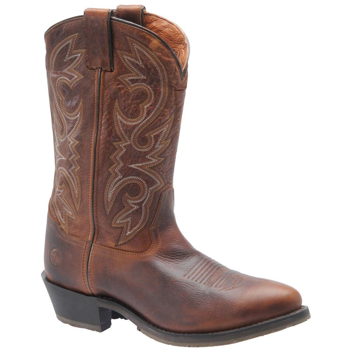 Men's Double H Boots® Waterproof Work Western Boots - 227581, Cowboy ...
