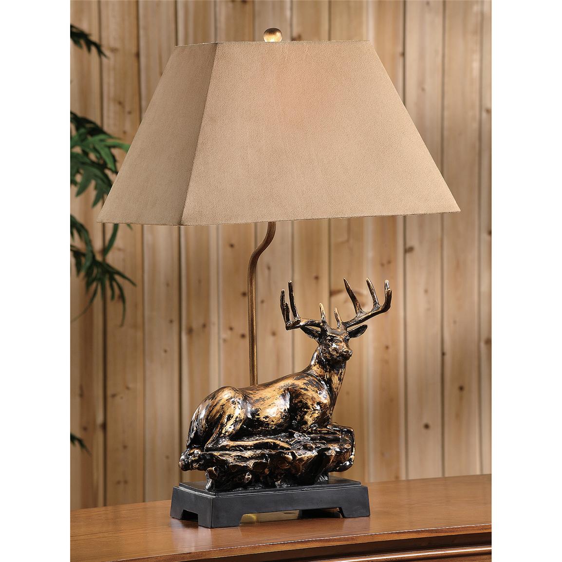 stag table lamp