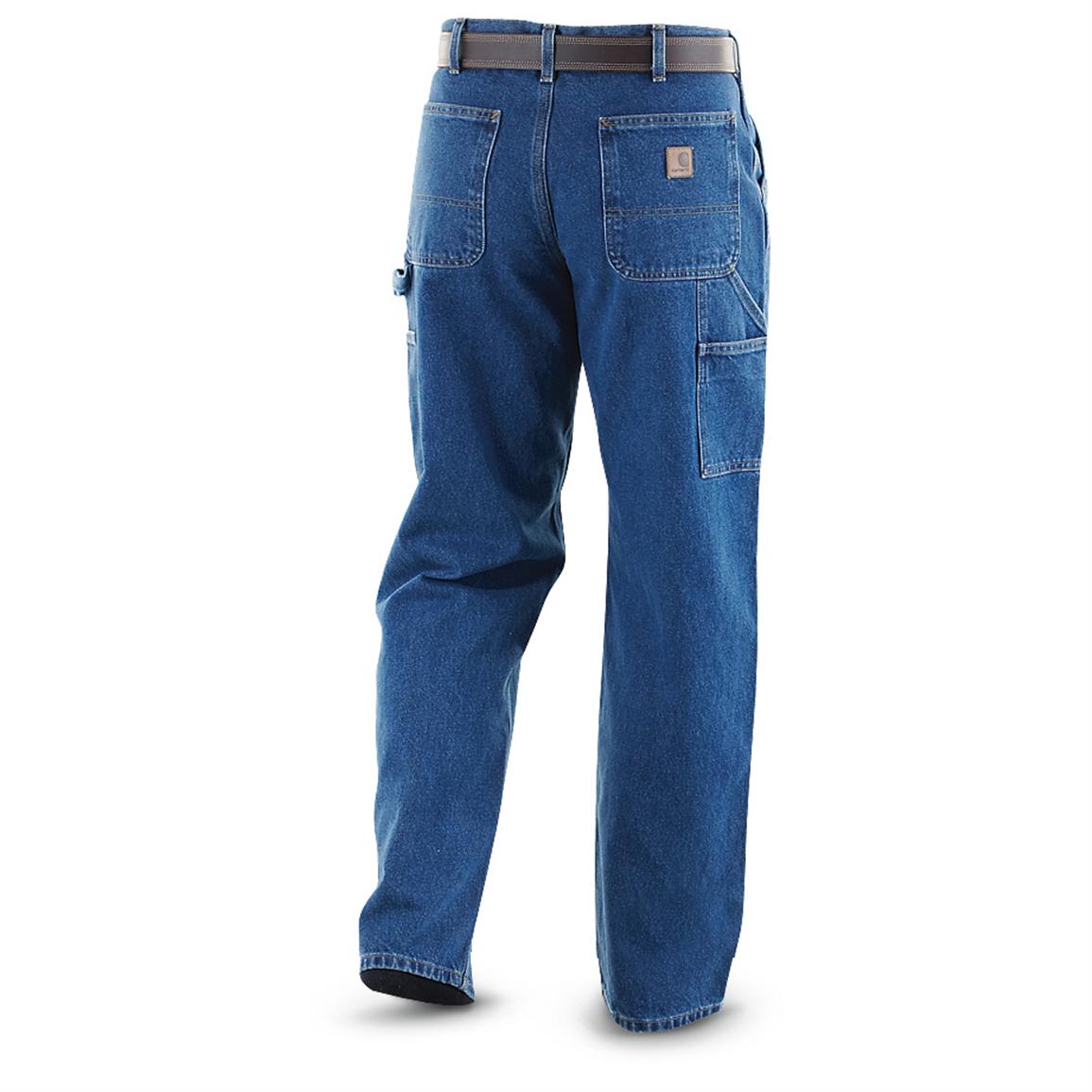 Carhartt® Signature Denim Work Dungarees - 227997, Jeans & Pants at ...