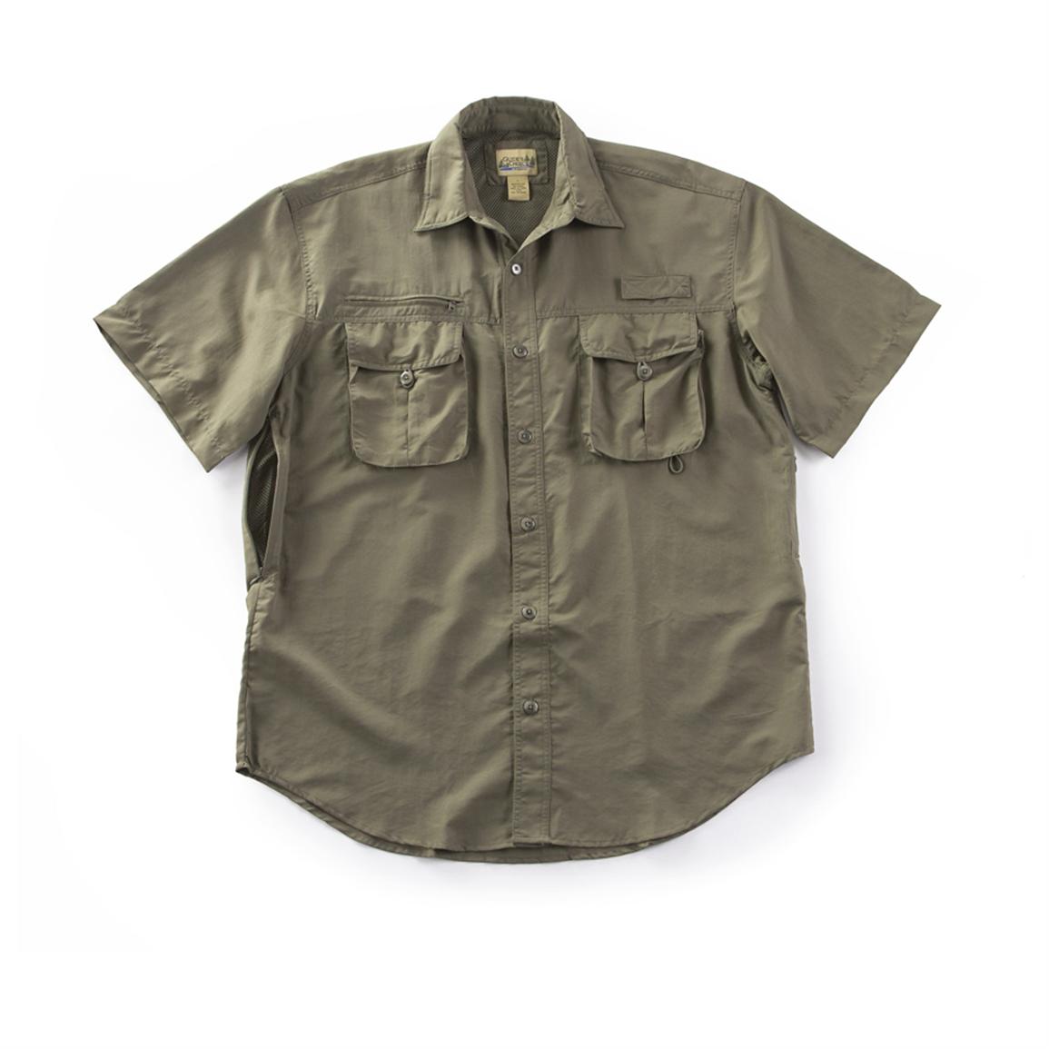 Men's Guide's Choice® Short - sleeve Outdoor Shirt - 228346, Shirts at ...
