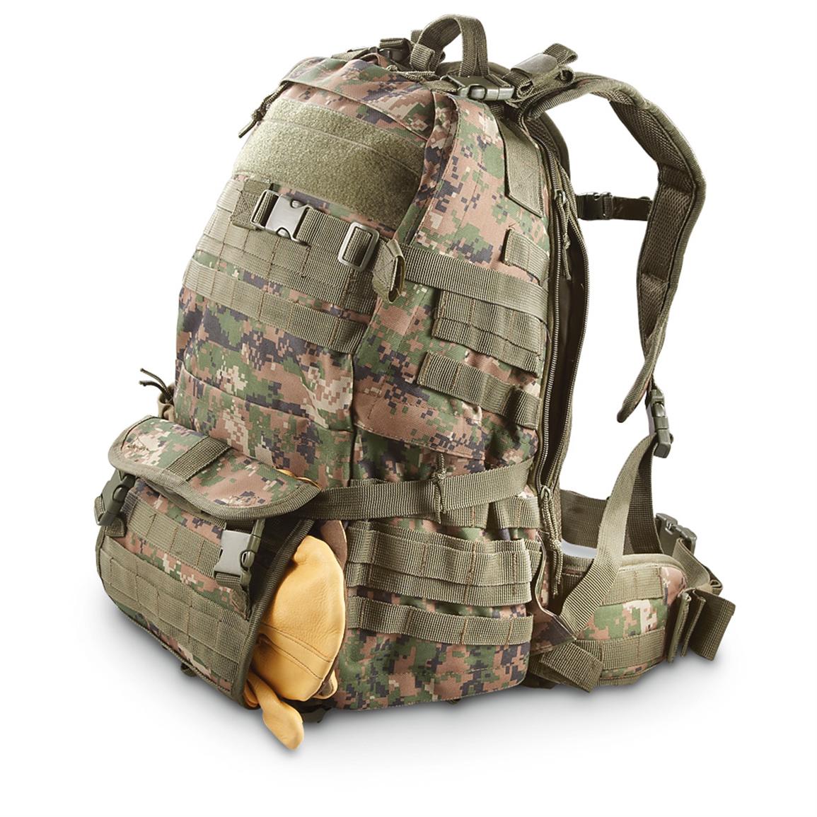Military - style Kangaroo Tactical Backpack - 228502, Rucksacks ...