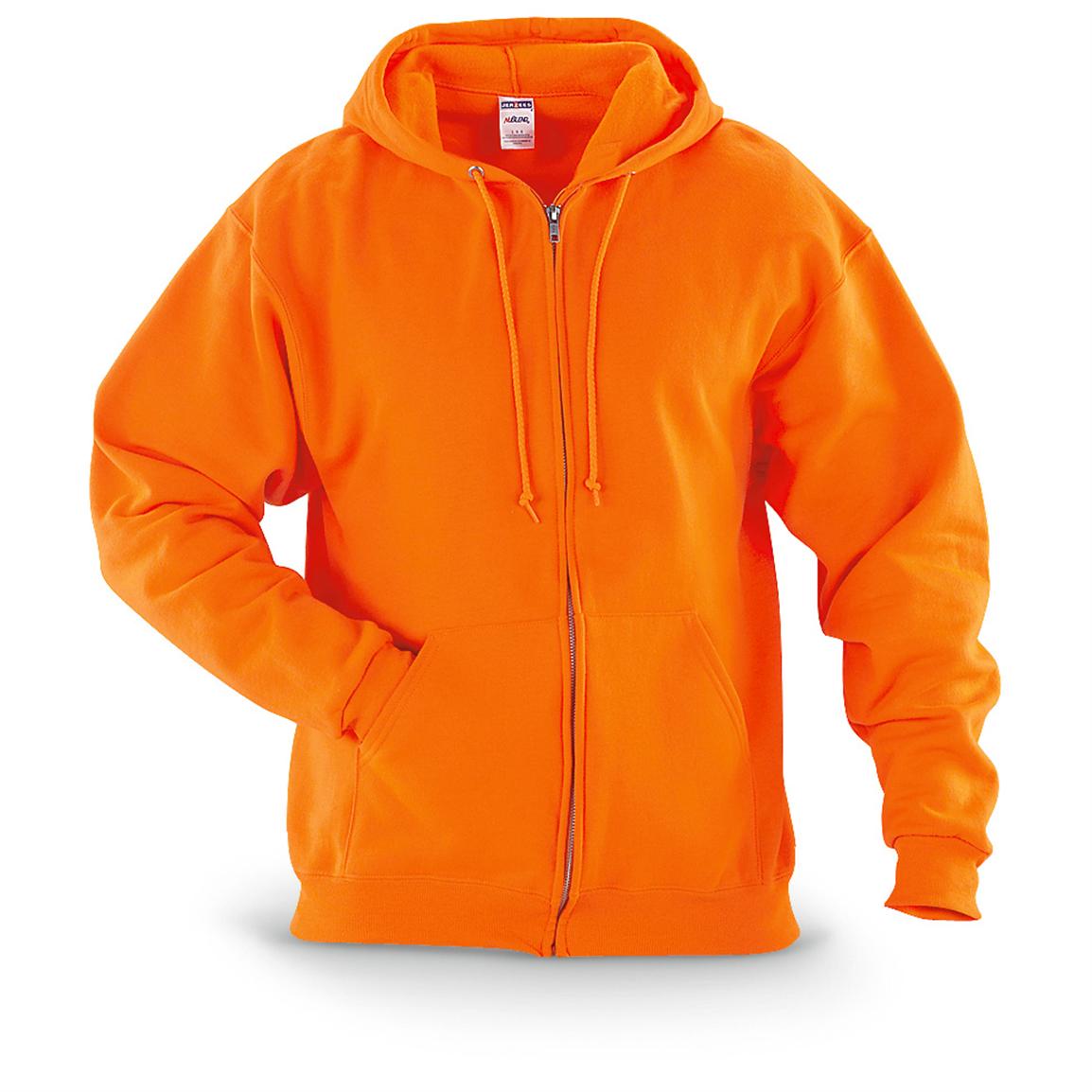 Russell Athletic® High - visibility Full - zip Hoodie - 228601, Fleece ...