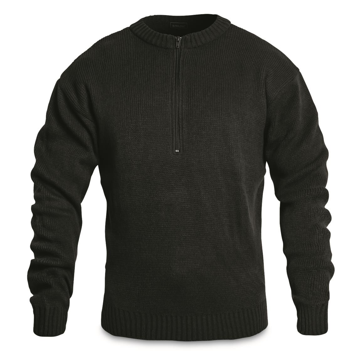 Italian Forestry Service Quarter Zip Sweater, New | Sportsman's Guide