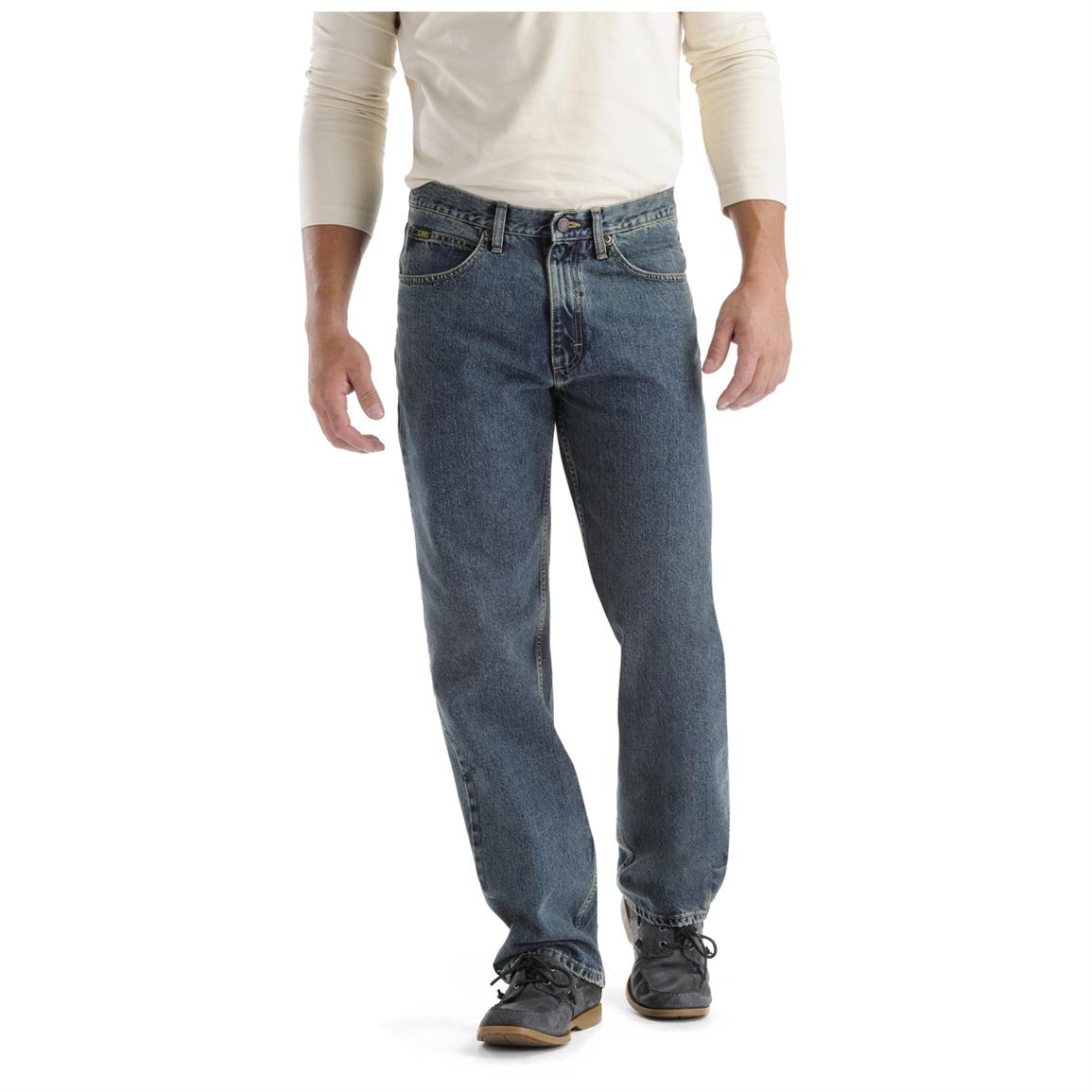 Men's Lee® Relaxed Fit Tapered Jeans - 229228, Jeans & Pants at ...