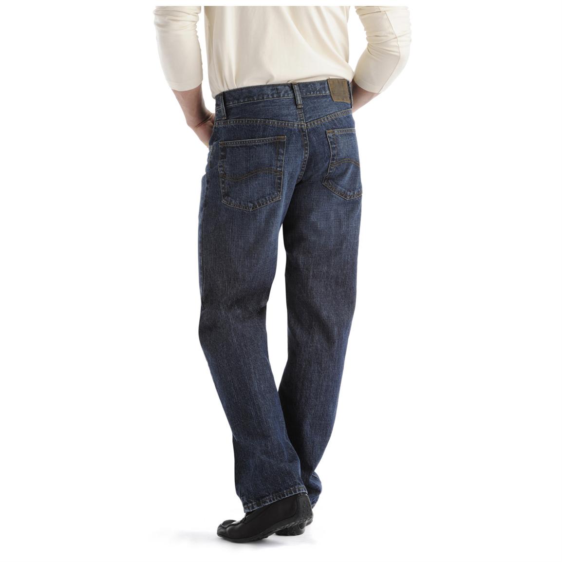 lee relaxed fit straight leg jeans mens