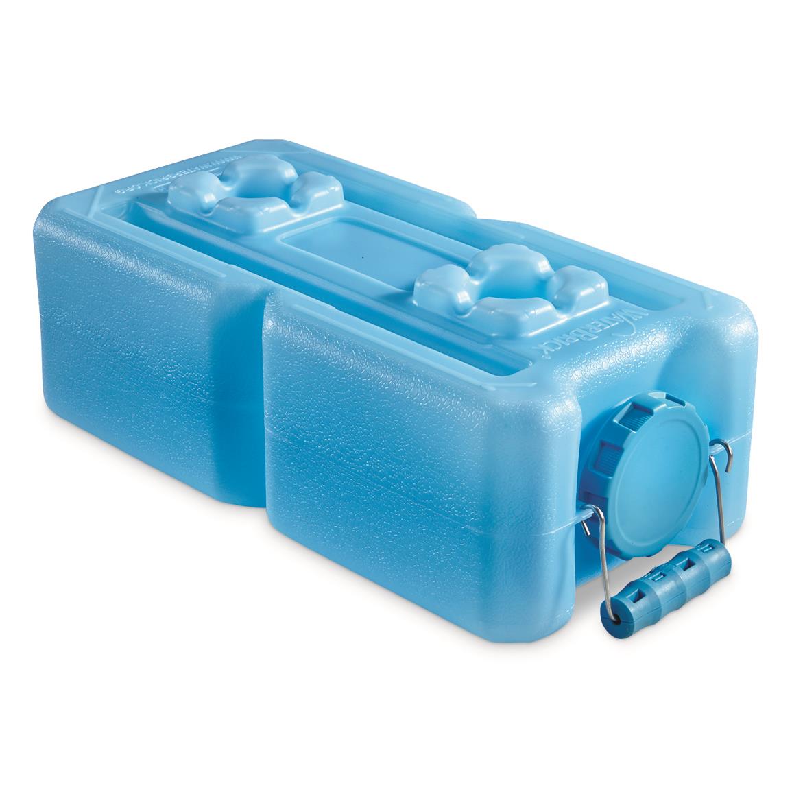 WaterBrick Stackable Water Storage Container, 3.5 Gallon, Blue