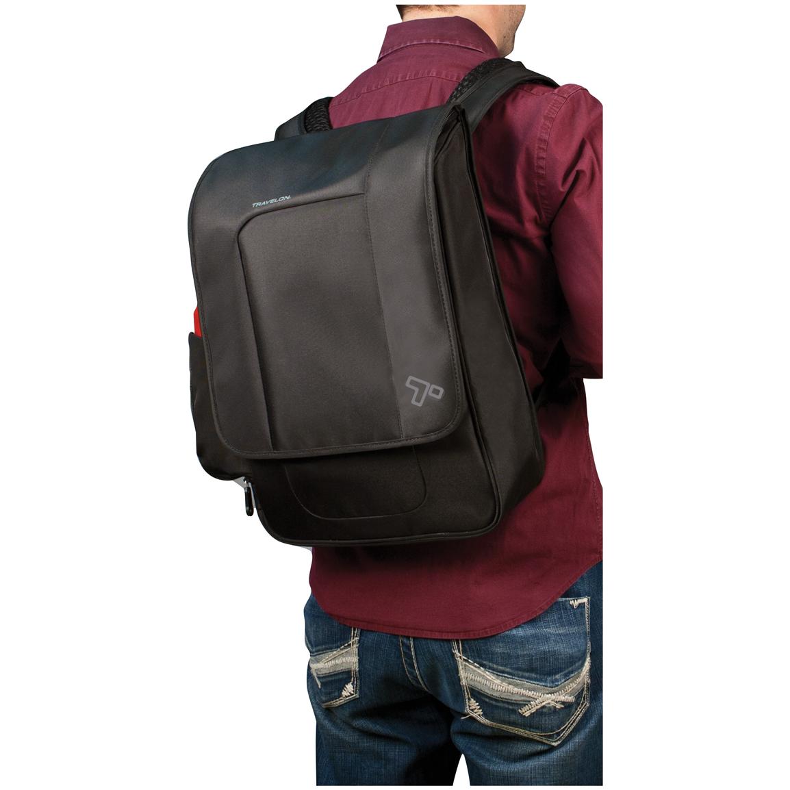 Travelon Anti-Theft Slim Line Urban Backpack, Black - 229586, at Sportsman&#39;s Guide