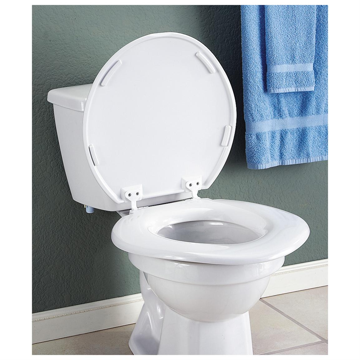 XL Comfort Toilet Seat, White - 229703, Bath at Sportsman's Guide