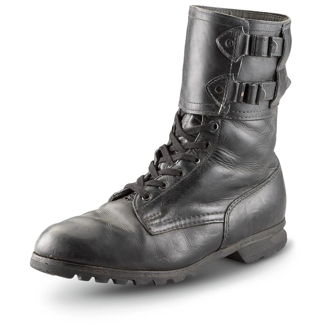 military leather shoes