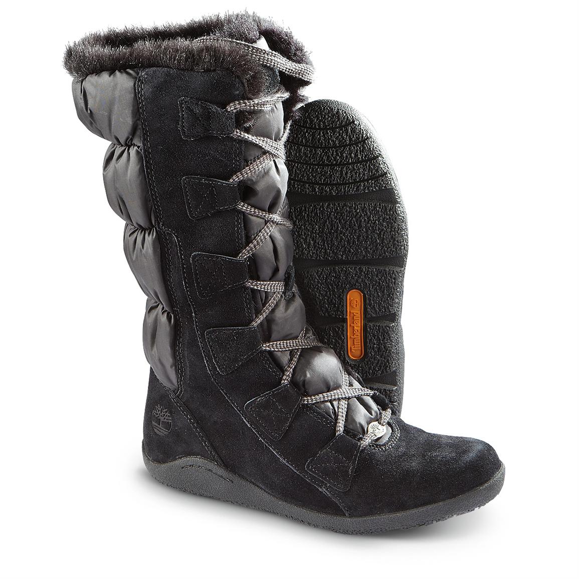 Black Snow Boots Women - Yu Boots