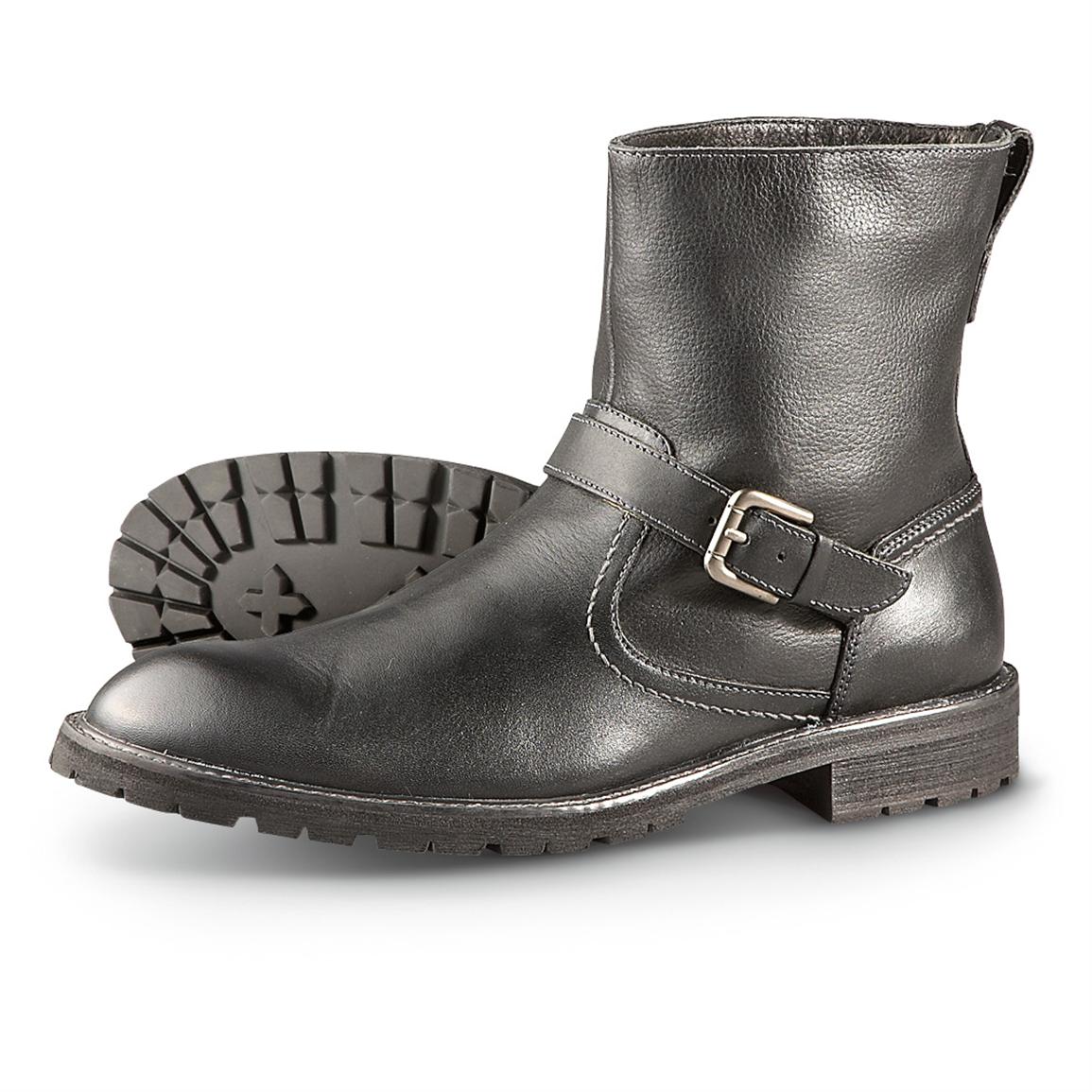 Men's Florsheim® Gadsen Buckle Boots, Black - 231950, Casual Shoes at ...