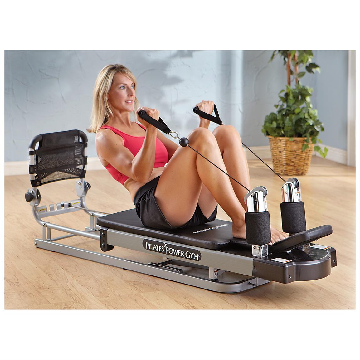 ideología plataforma puenting Refurbished Pilates Power Gym with 3 - in - 1 Workout DVD - 232125, at  Sportsman's Guide