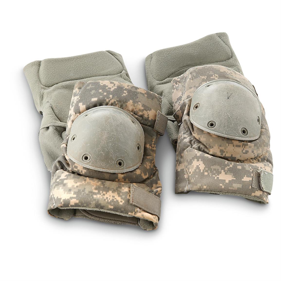 2 Pk. of Used U.S. Military Knee Pads, Army Digital 232149
