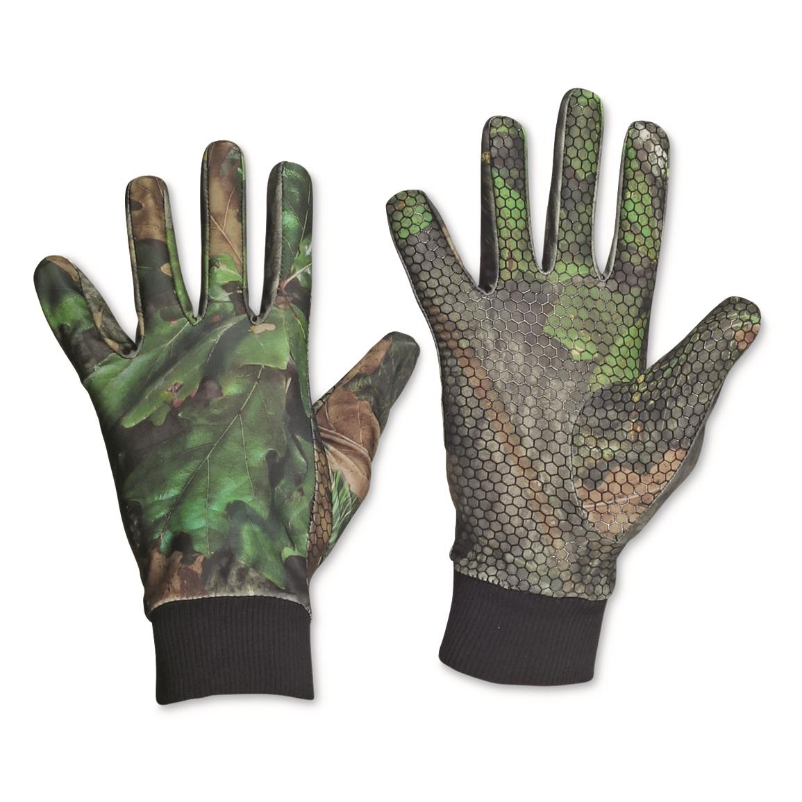 Gamehide Men's Elimitick Camo Insect-Repellent Gloves, Obsession