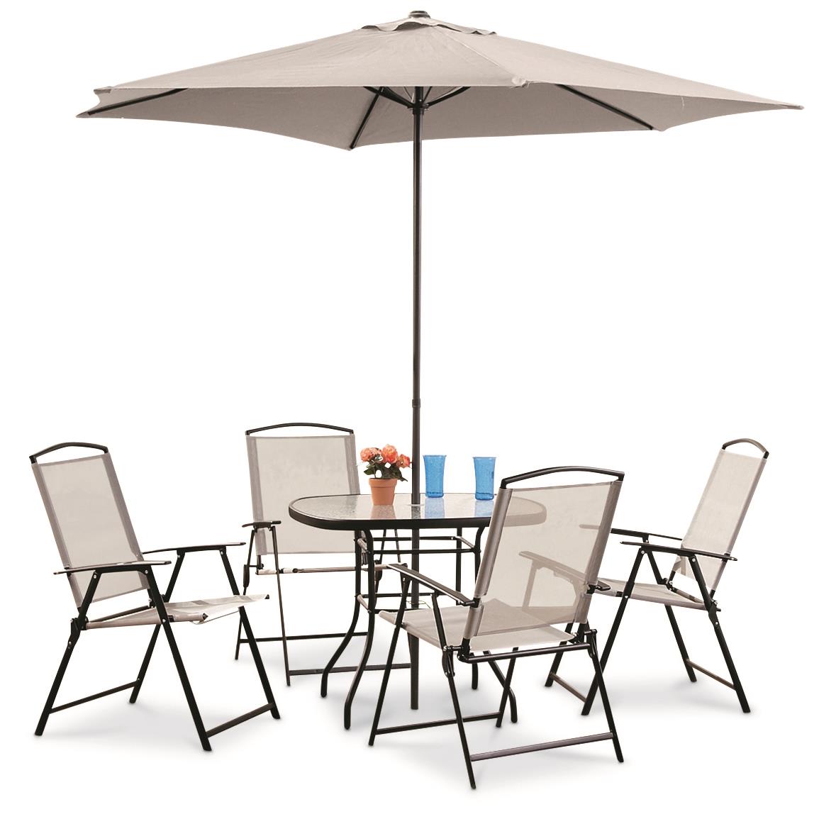 Castlecreek Complete Patio Dining Set 6 Pieces 232291 Patio