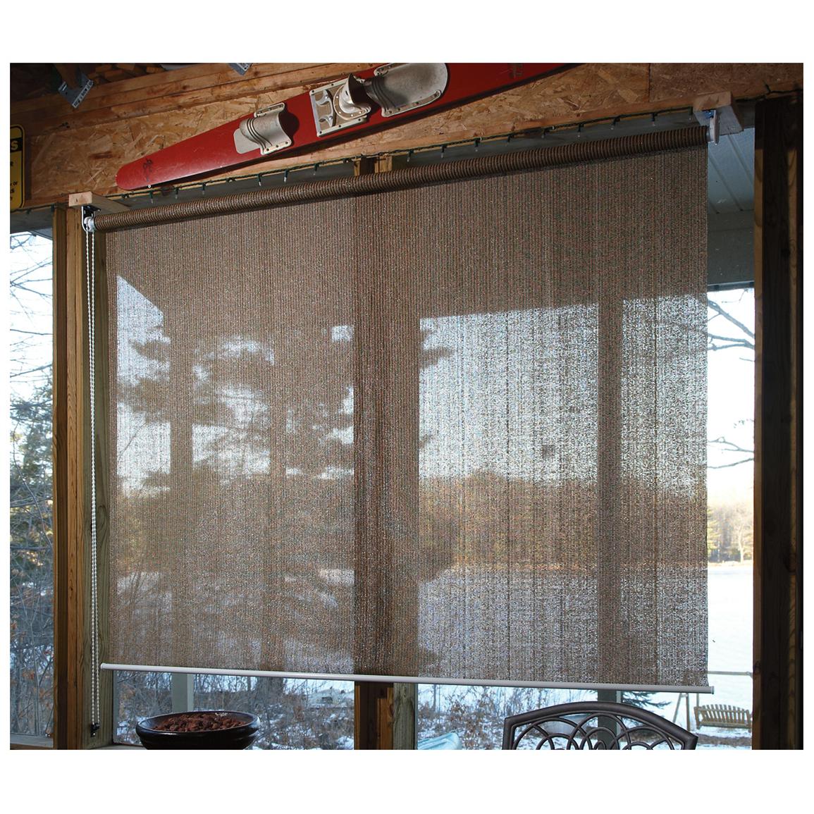 CASTLECREEK Sunscreen Roll Up Window Shade 232384 Awnings