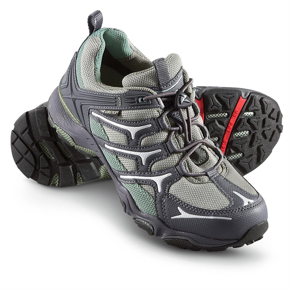 verwerken Toerist output Women's Ecco® Fast Trail GORE - TEX® Trail Shoes, Titanium / Ice Flower -  232421, Running Shoes & Sneakers at Sportsman's Guide