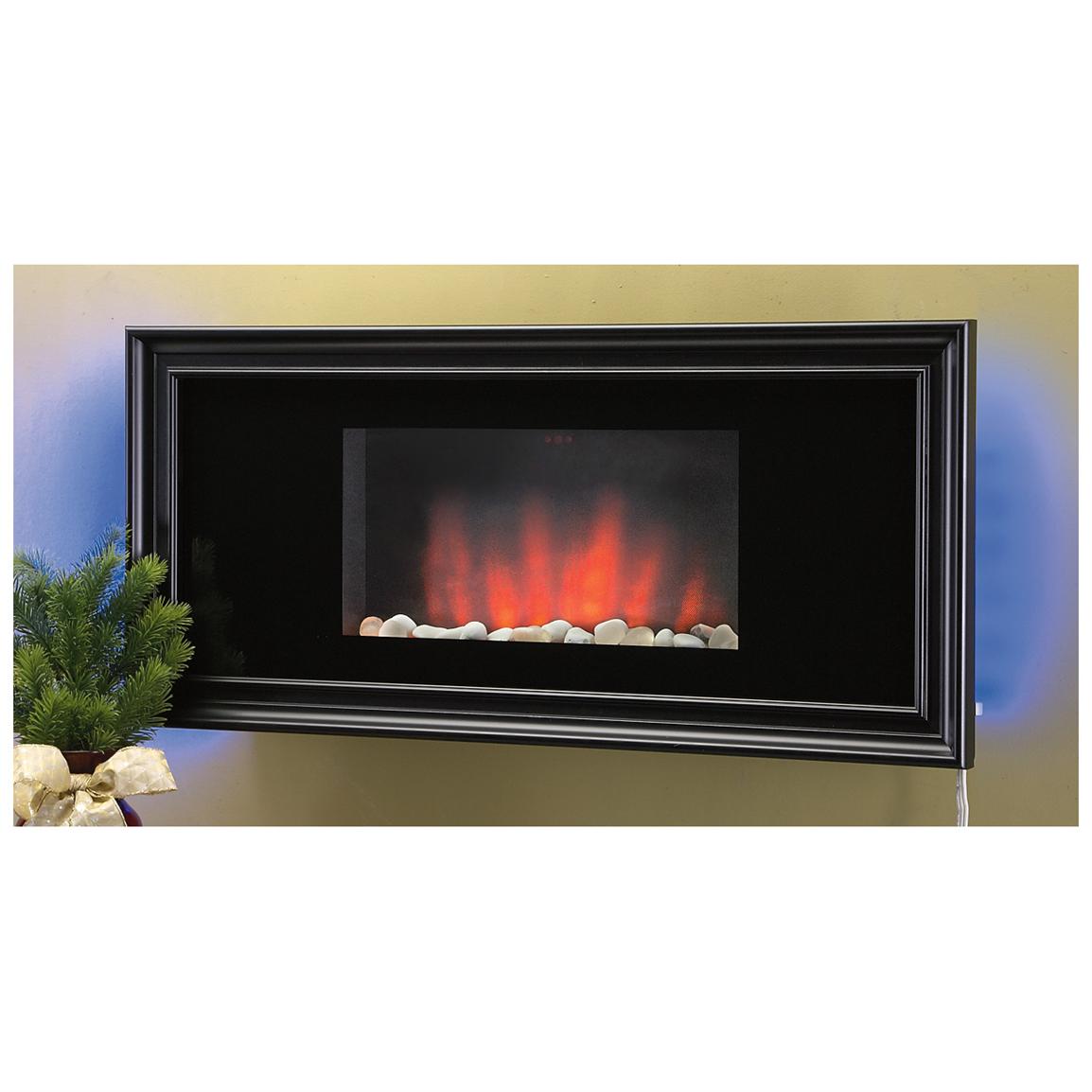 Wall Mount Electric Fireplace 232507, Fireplaces at Sportsman's Guide