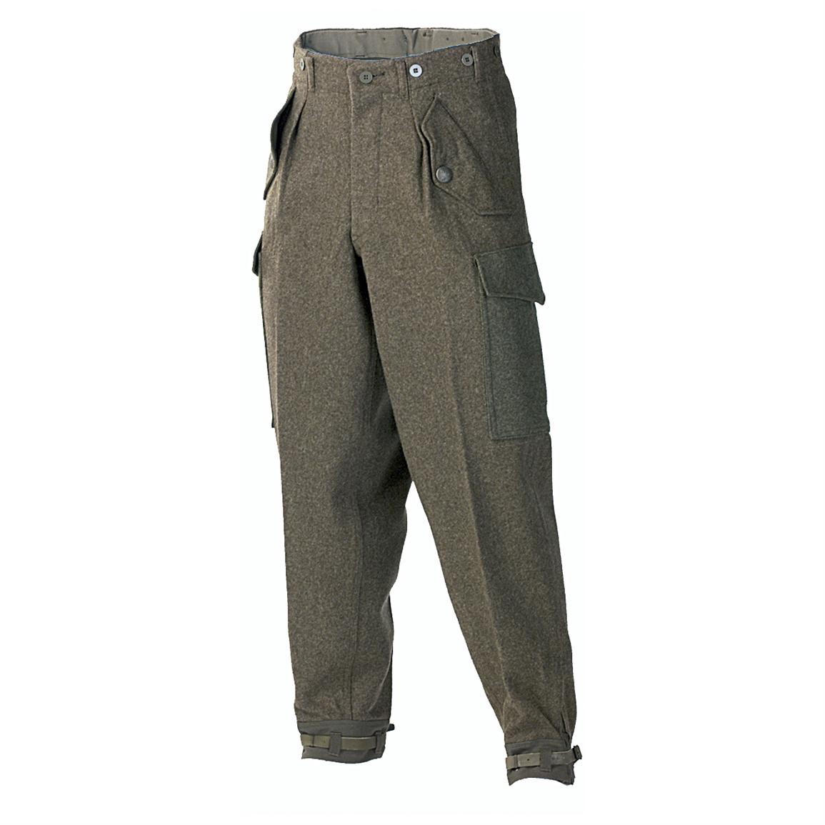 New Swedish Military Wool Pants - 149553, Pants at Sportsman's Guide