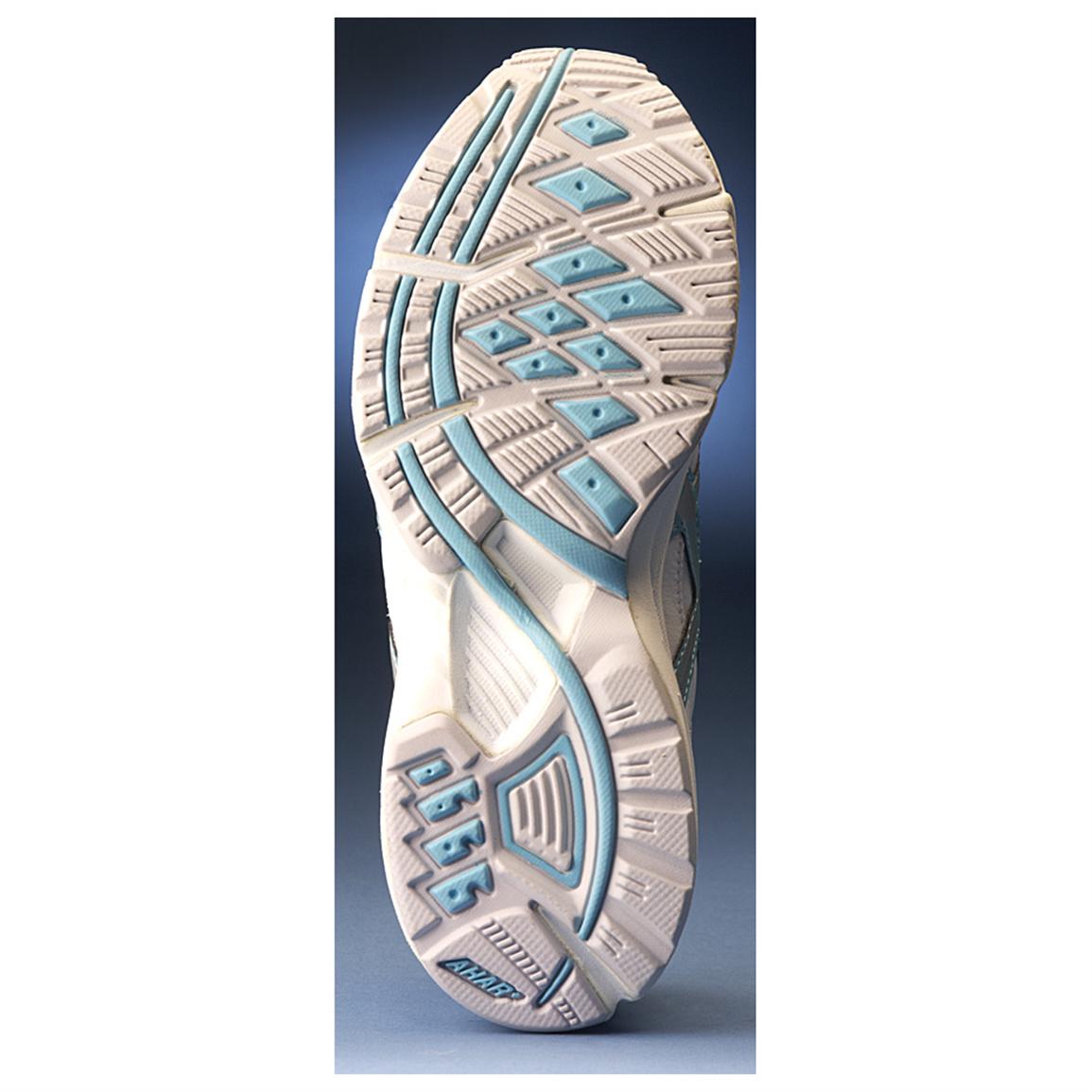 Women's ASICS® GEL® Resort 2 Walking Shoes, White / Silver / Dusty Blue