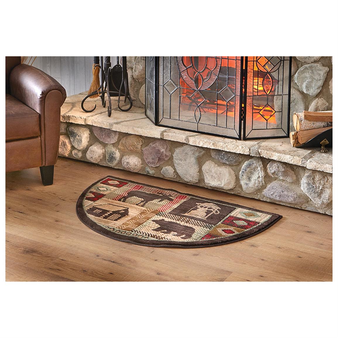 Mohawk Lodge Hearth Rug - 233354, Rugs at Sportsman's Guide