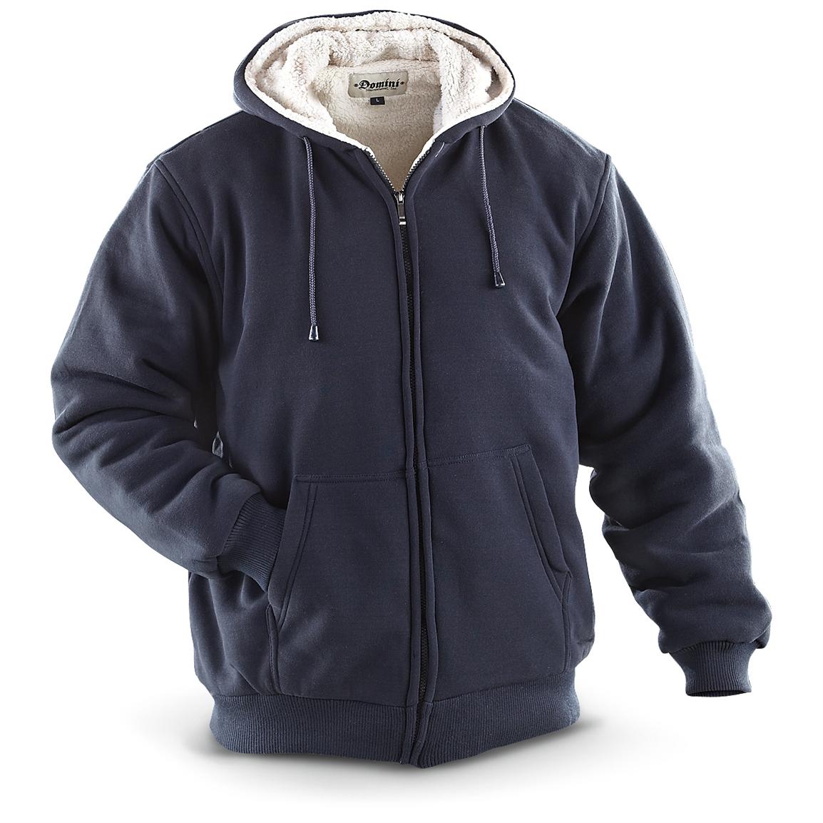 Domini Fleece - lined Hooded Jacket - 233428, Sweatshirts & Hoodies at ...