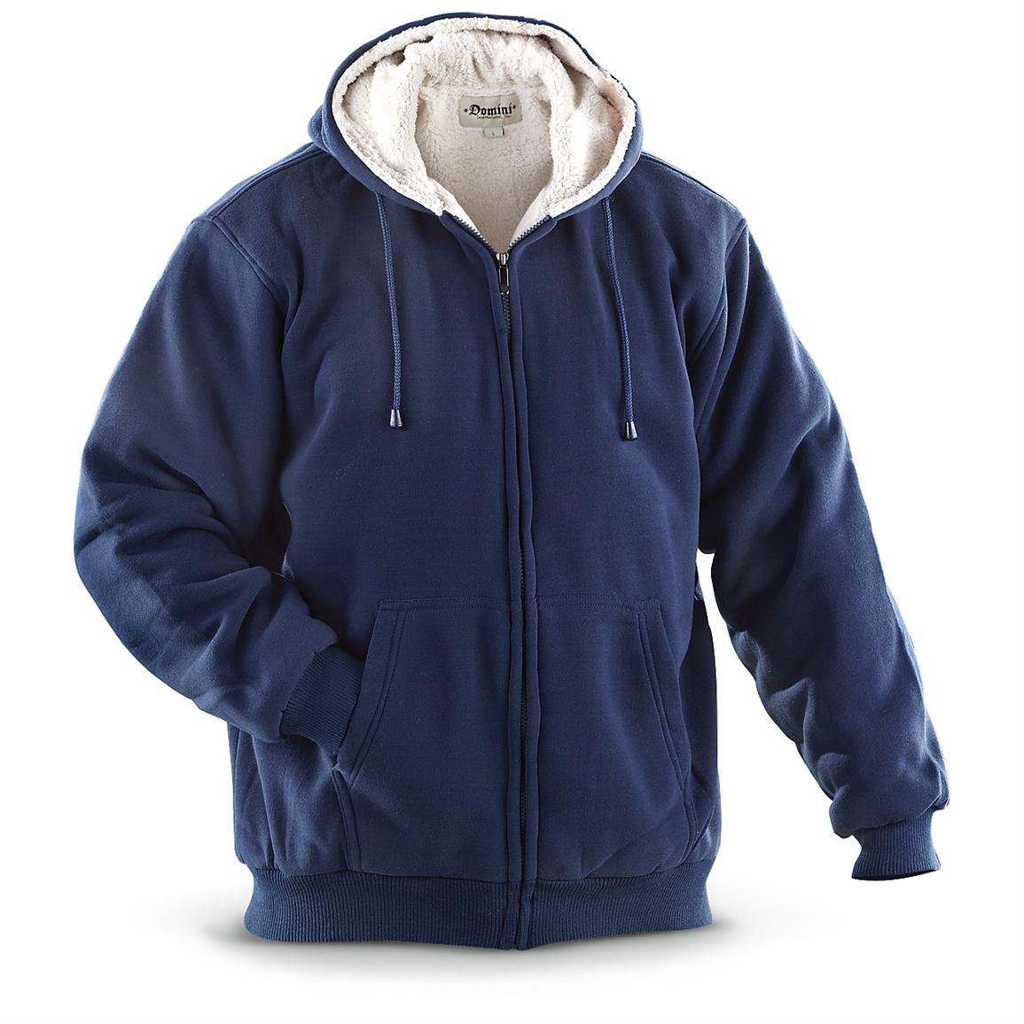 Domini Fleece - lined Hooded Jacket - 233428, Sweatshirts & Hoodies at ...